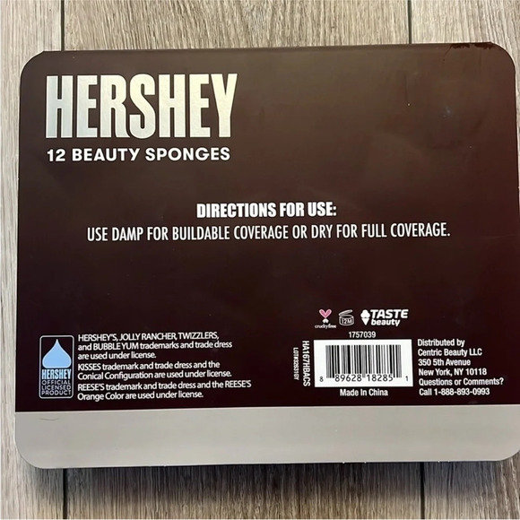 *Final Price* Hershey’s 12-Piece Beauty Blender Makeup Sponges Set NEW - Picture 2 of 2